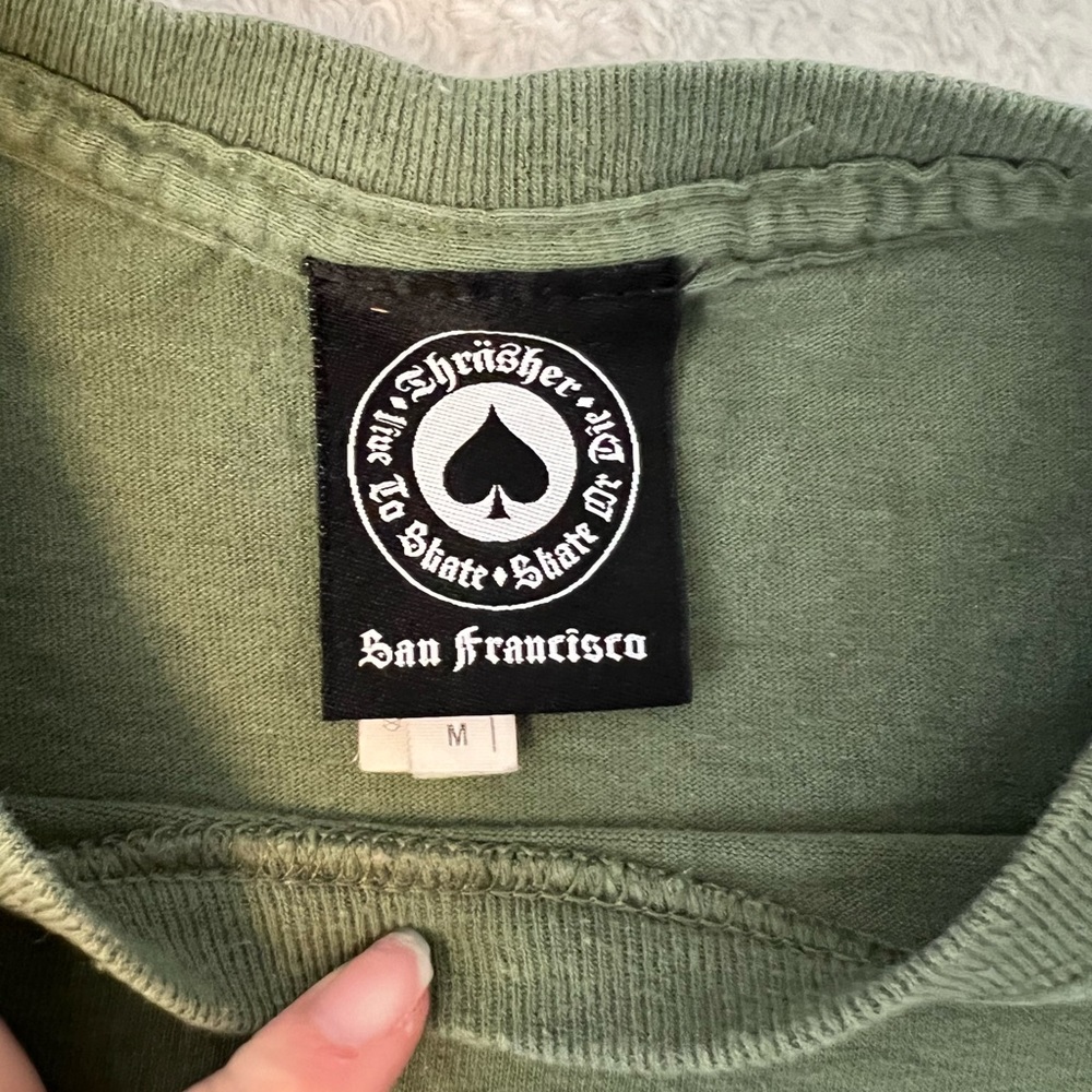Thrasher Tee - Green - Picture 5 of 5